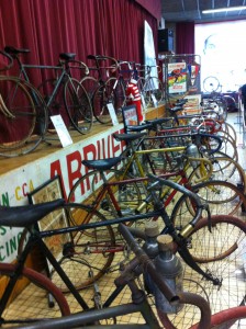 vélo de collection exposés début mai à Randan